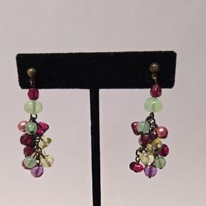 🌷3/$25 Fun Multi-Color Beaded Earrings